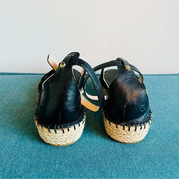 NWOT Cole Haan Black Espadrille Sandals - Picture 4 of 9
